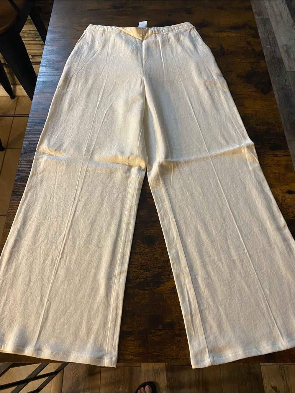 Chadwicks Soft Cream Elastic Waist Pants